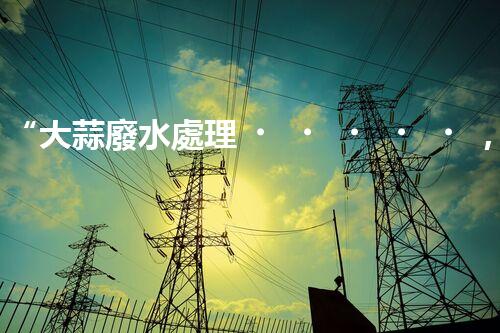 “大蒜廢水處理，綠色環(huán)保新篇章”